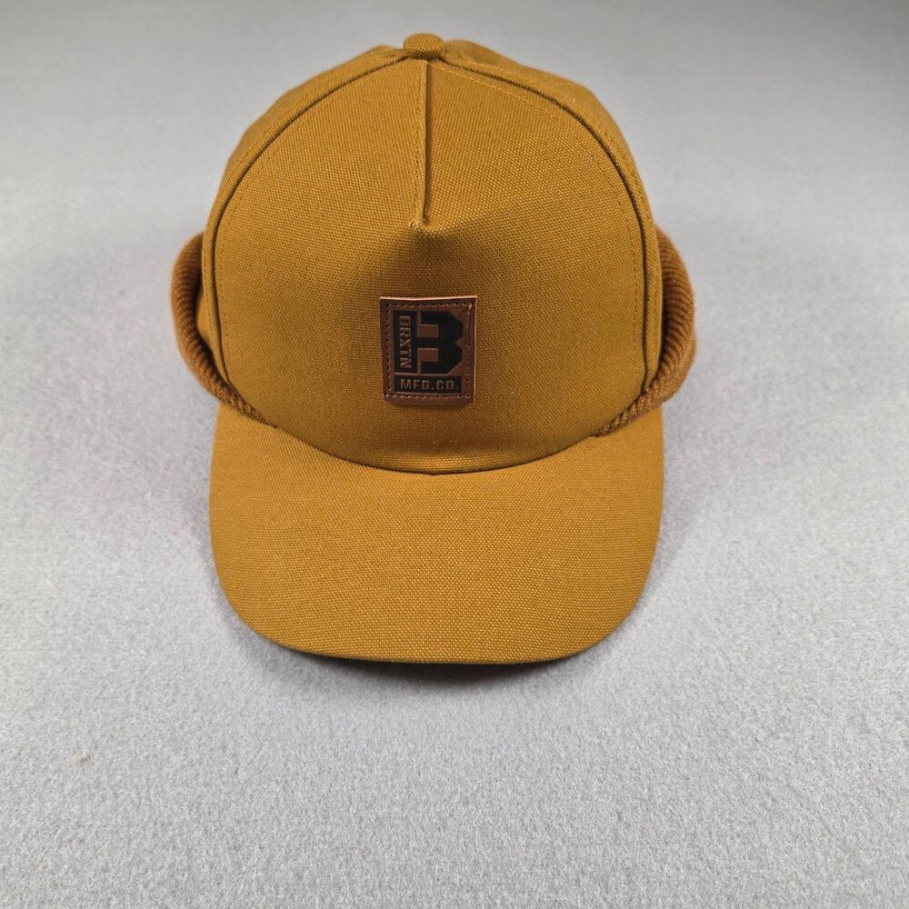 Brixton Builders Brown Earflap Trapper Hat – S/M 7 1/4